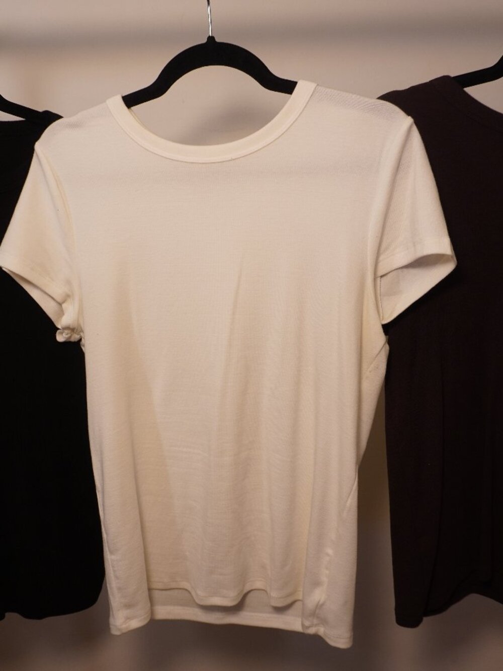 Gap Modern Tee Bundle Size L Black White Chocolate Brown 3-Pack